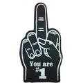 Stock You Are #1 Foam Hand Mitt w/Raised Finger
